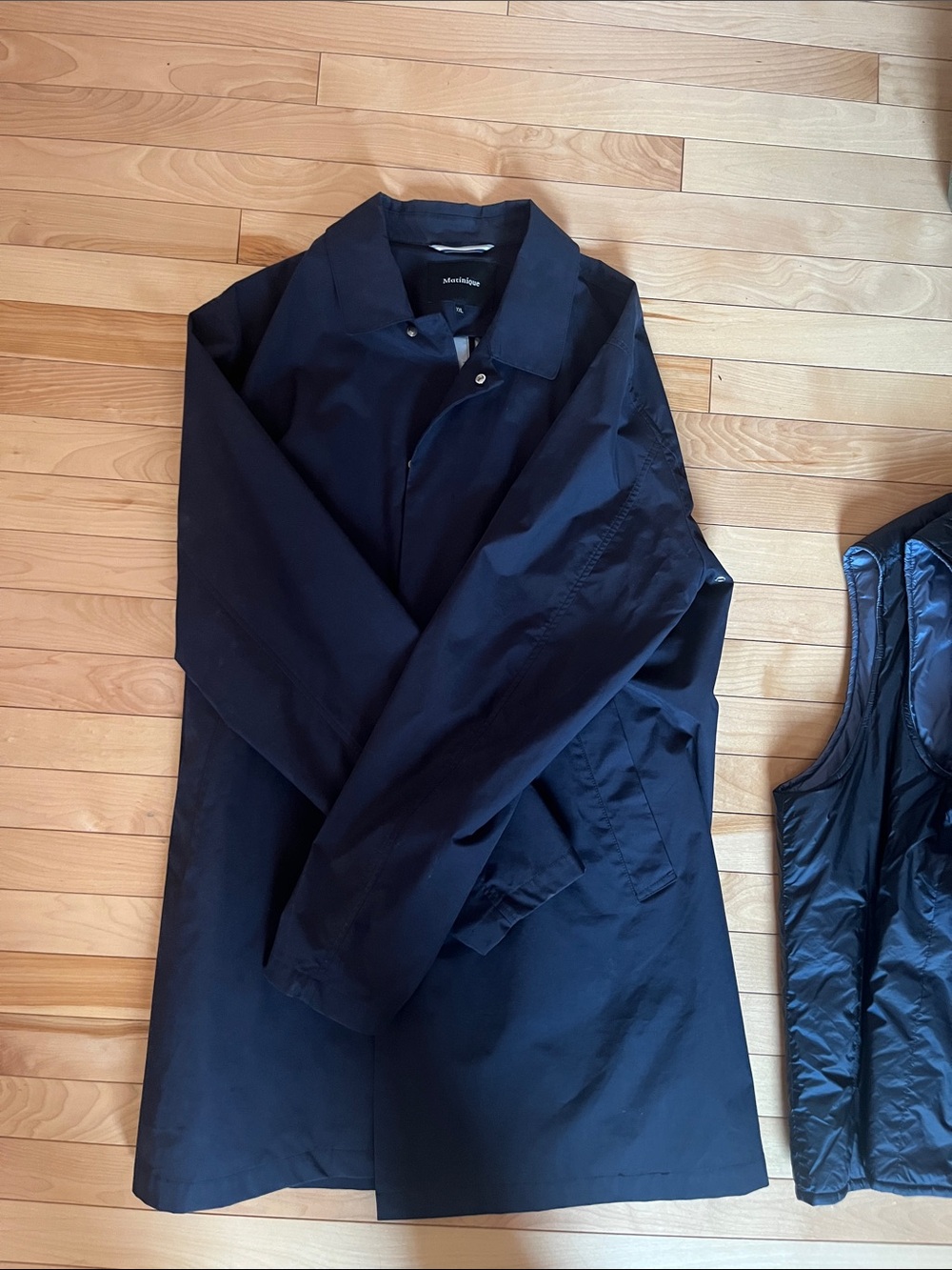 Men's Navy Trench Coat by Johnston & Murphy